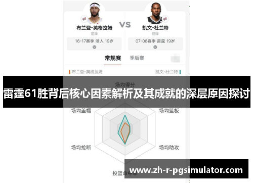 雷霆61胜背后核心因素解析及其成就的深层原因探讨 雷霆61胜背后核心因素解析及其成就的深层原因探讨